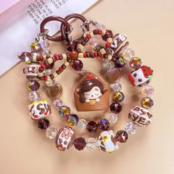 Bubble Phone Charm Original Love Letter Series Heavy Industry High-end Phone Chain Luxury Accessories Hand-beaded Cute Lanyard