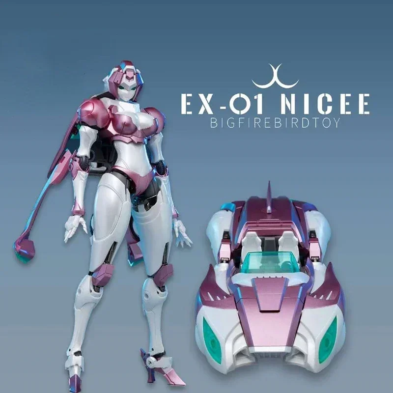 In Stock Transformation Toys Nicee Arcee EX01 EX-01 Firebird Rouge Action Figure Collectible Toy Halloween Birthday Gift Box