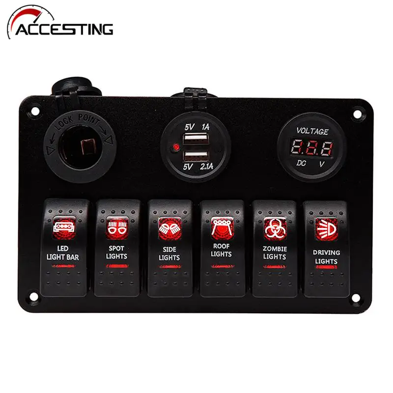 Switch Panel USB: De Perfecte Oplossing voor Elektrische Installaties in Auto’s en Boten
