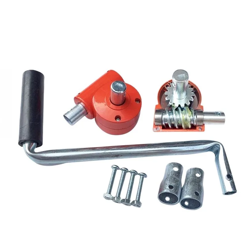 Suitable for greenhouses, a full set of accessories, turbine aluminum shell, breeding film reel, elevator, hand crank type