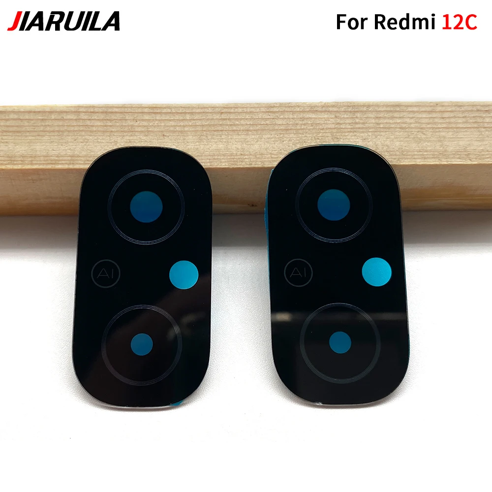 NEW Back Rear Camera Glass Lens Cover With Glue Adhesive For Xiaomi Redmi 13 12C 12 Lite 13C 5G Note 13 4G 12T Pro Plus 5G