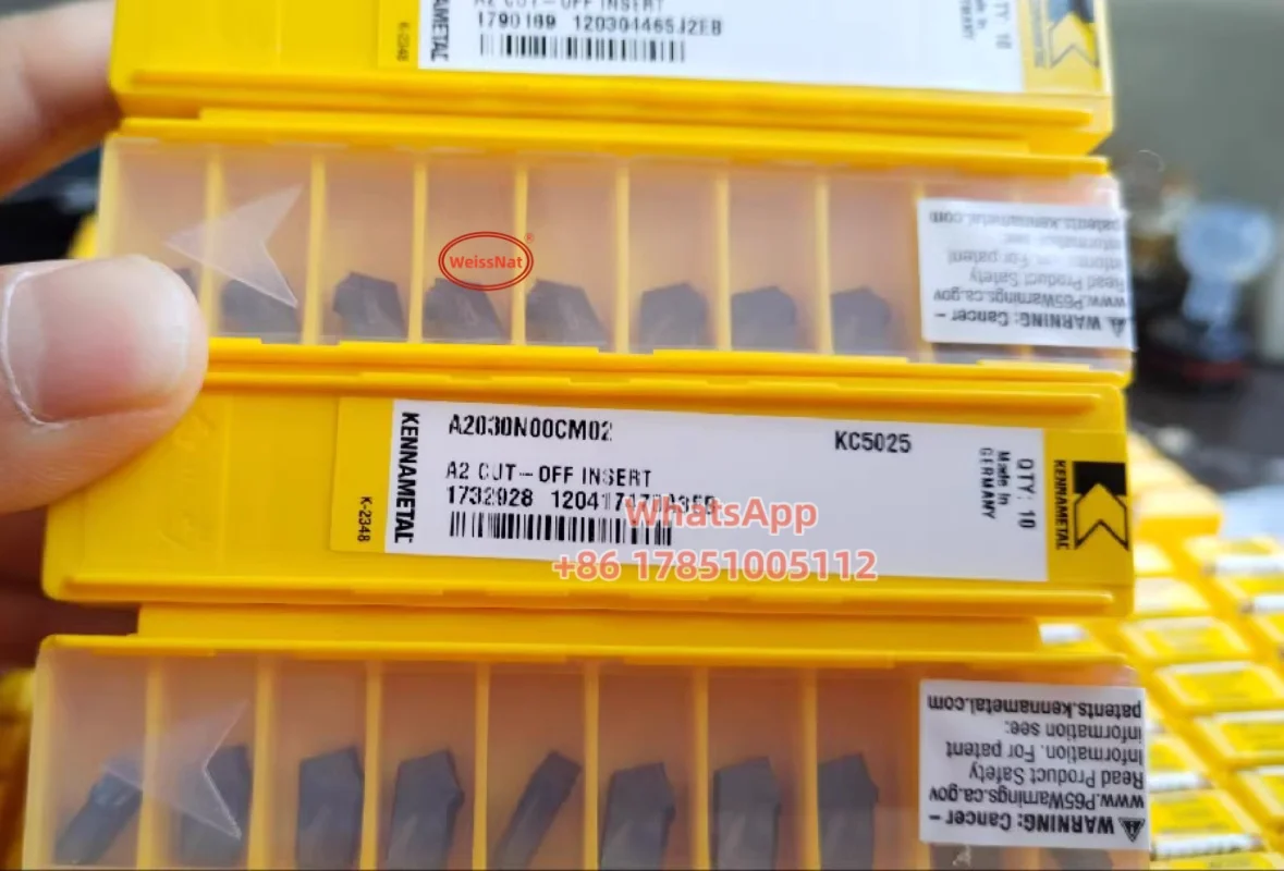 

Kennametal A2030N00CF02, A2030N00CM02,A2030N00CR02,A2030R06CR03,KC5025 KCU25 Carbide Insert,A2030 Grooving Insert