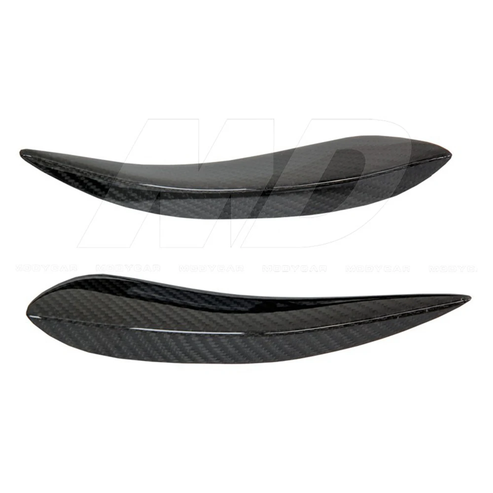 For BMW 3 4 Series F80 F82 M3 M4 2014-2016 Carbon Fiber Auto Parts R Style Front Bumper Canards