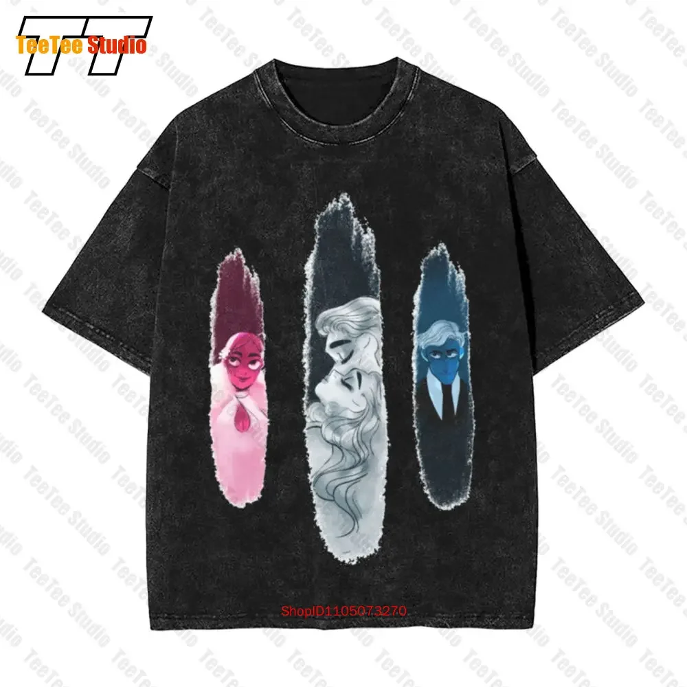 Lore Olympus Hades And Persephone Webtoon Hip Hop Oversized T-Shirt CB7C