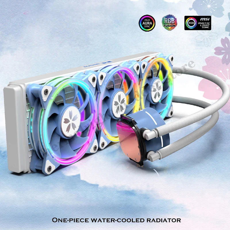 PC AIO CPU Water Cooling Kit 360 Radiator For AMD Intel LGA1700 2066 2011 115X 1200  5V ARGB PC Gamer DIY Cabinet Heatsink