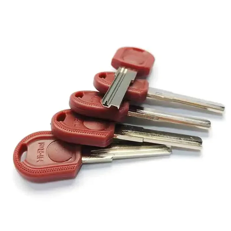 5-100 Pcs LM Hi-Rel Copper 2 Groove Master Key Blank Home House Bedroom for Padlock RV Door Lock Uncut Locksmith Tool