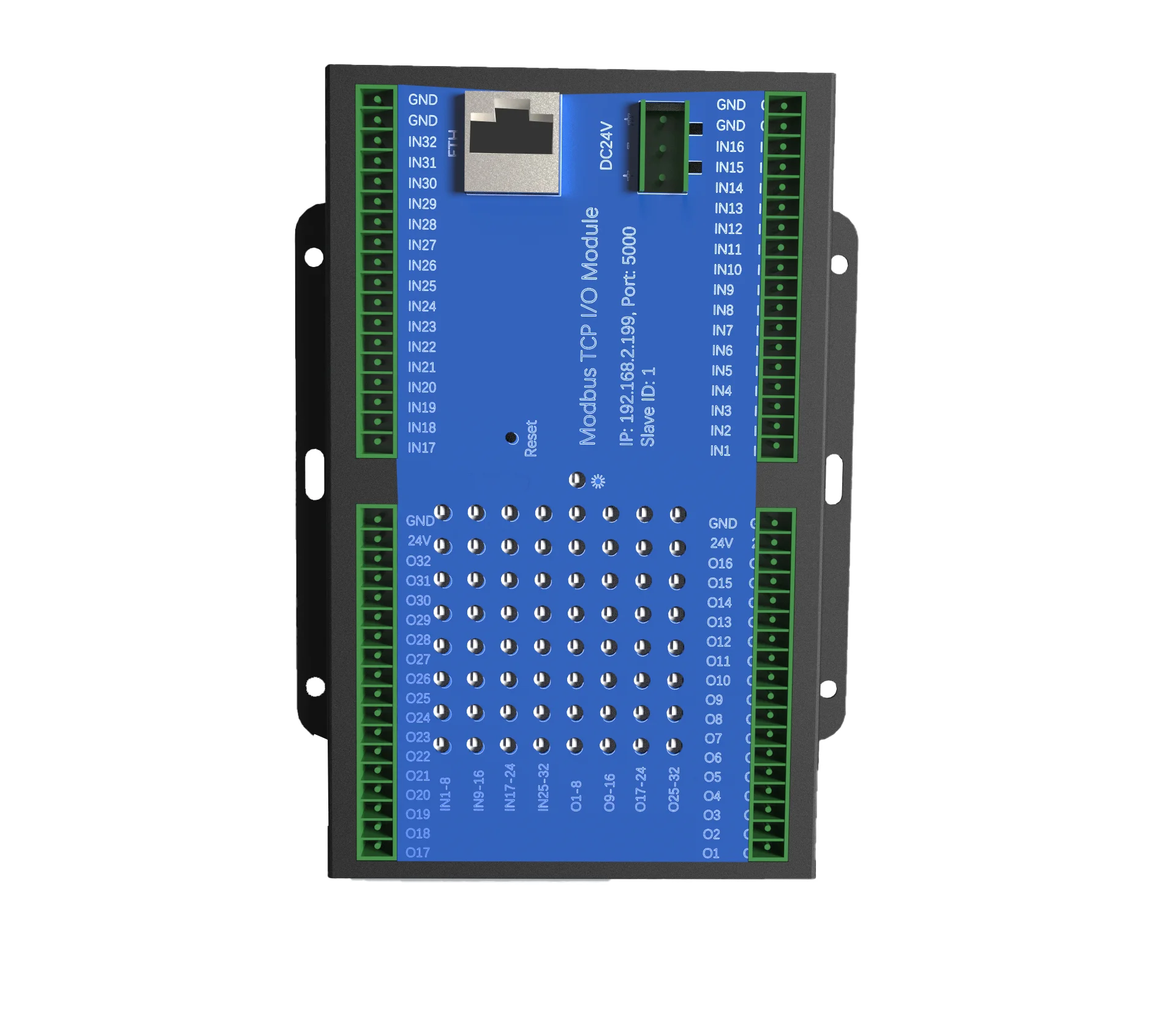 

Контроллер модуля ввода-вывода Modbus TCP Ethernet 100 Мбит/с 64 канала Стандартный процессор Modbus TCP