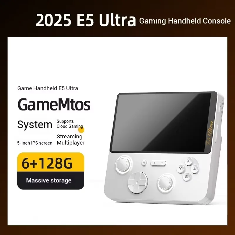 GAMEMT E5 Ultra Handheld Android Gaming Console 5 720p