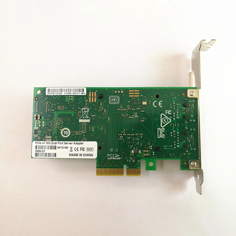 Per scheda di rete Intel X550-T2 10G PCIE X4 RJ45 10 Gigabit doppia porta in rame