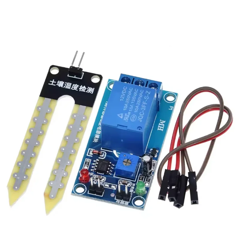 DC 5V 12V soil moisture sensors relay control module Automatic watering of the humidity starting switch