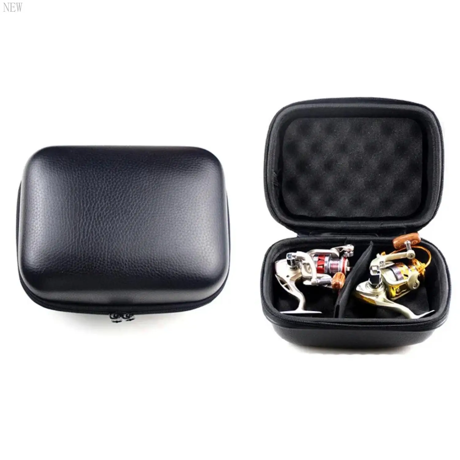 New Brand  and High Quality Models Artificial Leather Fishing  Spinning Reel Case Shockproof Waterproof   Case