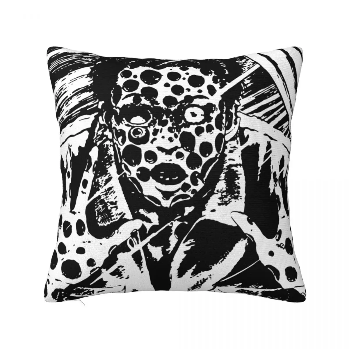 Trypophobia Manga Art Pillowcase Printing Fabric Cushion Cover Decoration Junji Ito Pillow Case Cover Sofa Square 18''