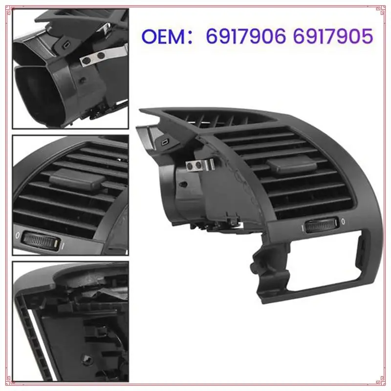 

Car Front Air Vent Outlet Grille Without Cup Holder For BMW Z4 E85 E86 2002-2008 Black