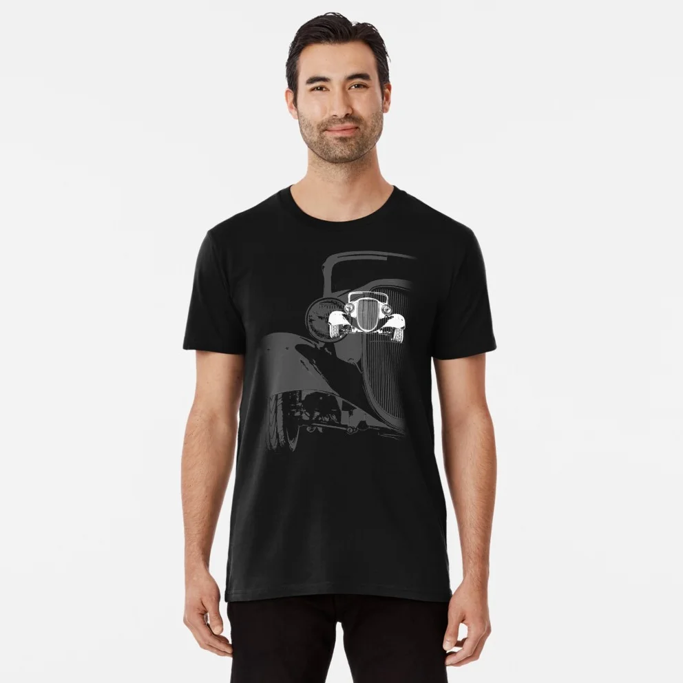 Classic 1933 Coupe. Vintage Car Fans Gift T Shirt. New 100% Cotton Short Sleeve O-Neck Casual Mens T-shirts Size S-3XL