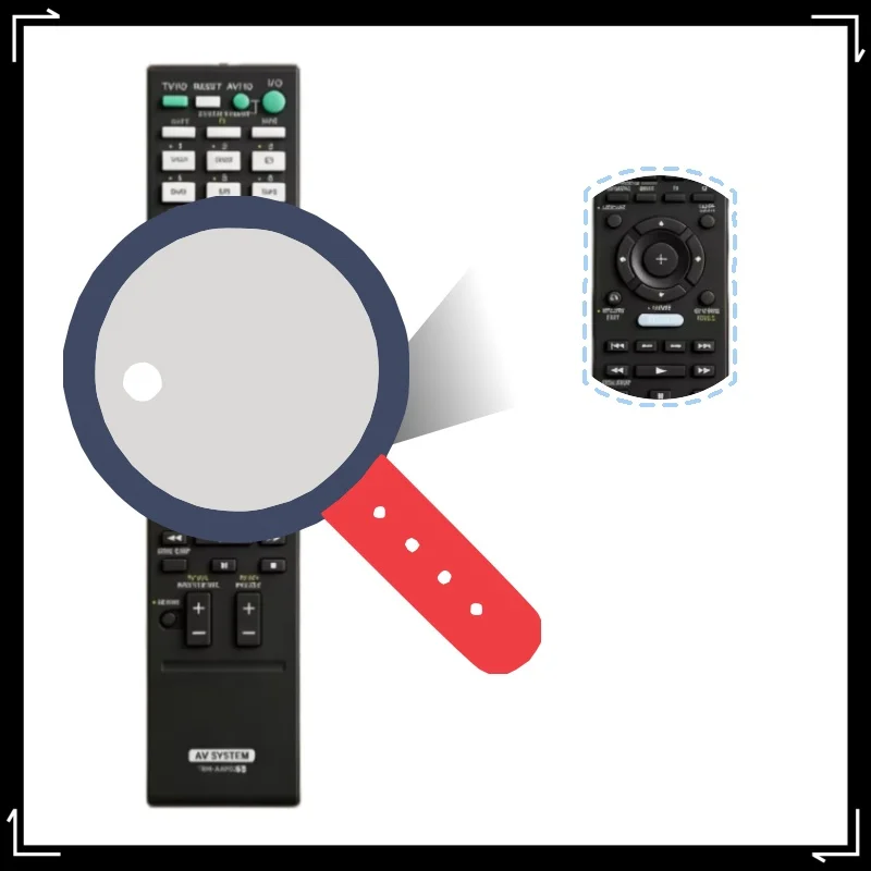 User-Friendly Replacement Remote Control for Home Theater DVD Compatible with RM-AAP026 RM-AAP027 - Control Solution