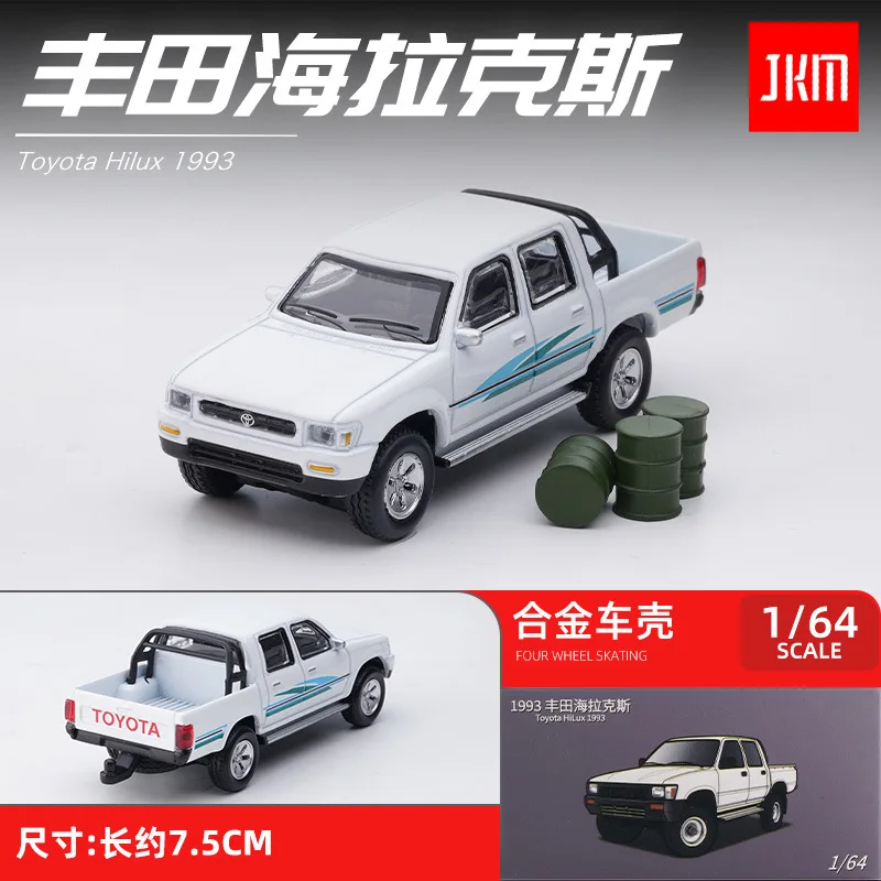 1:64 Toyota Hilux Off-road Vehicle Simulation Alloy Small-scale