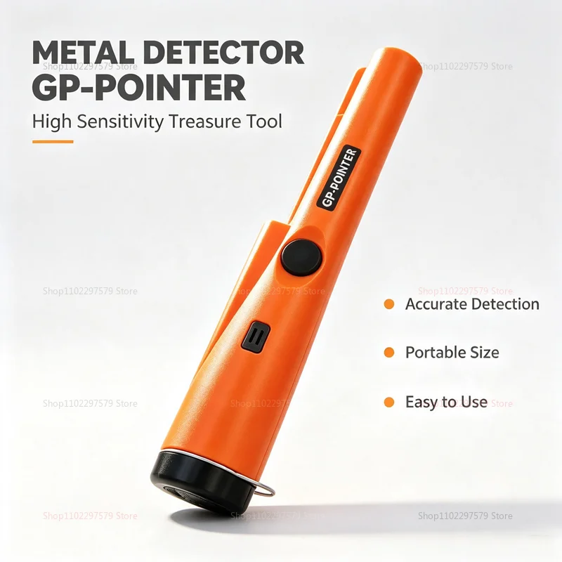 Treasure Hunter Handheld Metal Detector Pinpointer Pointer Probe Anti-scratch Metal Pinpointing Wate