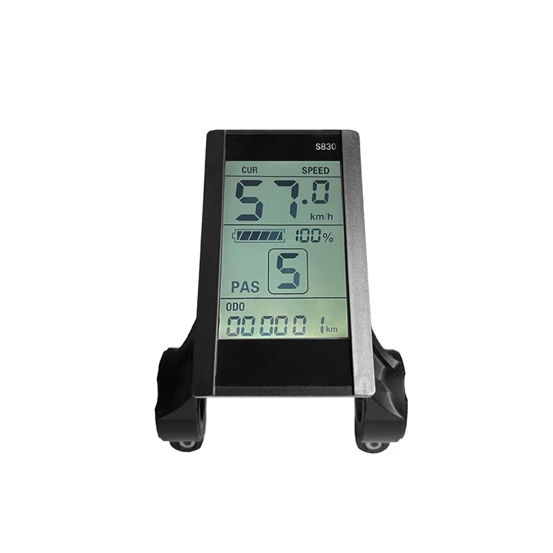 

Bicycle Lithium Battery Modification Accessories JN LCD-S830 Electric Scooter Smart LCD Meter/Waterproof Connector