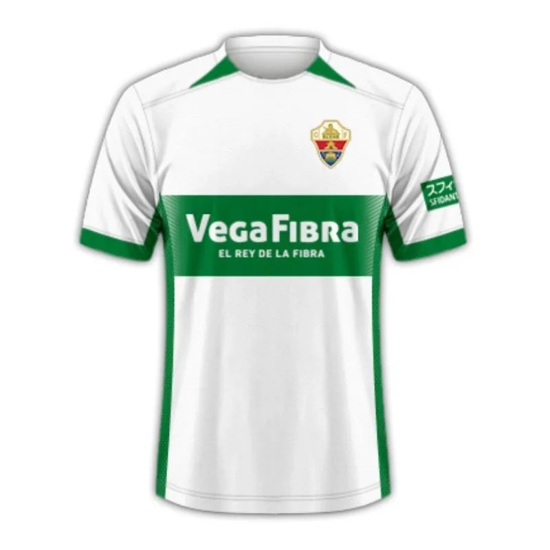 Camiseta deportiva informal transpirable para hombre y mujer, versión de seguidor del hogar, estilo Elche, 25/26, Top