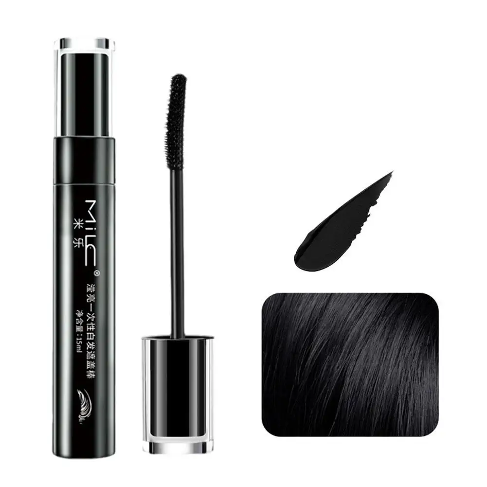 Black Brown One-Time Hair Dye Mascara crema per capelli grigio istantaneo radice colore tintura temporanea Cover Up copertura per capelli copertura bianca H1C9