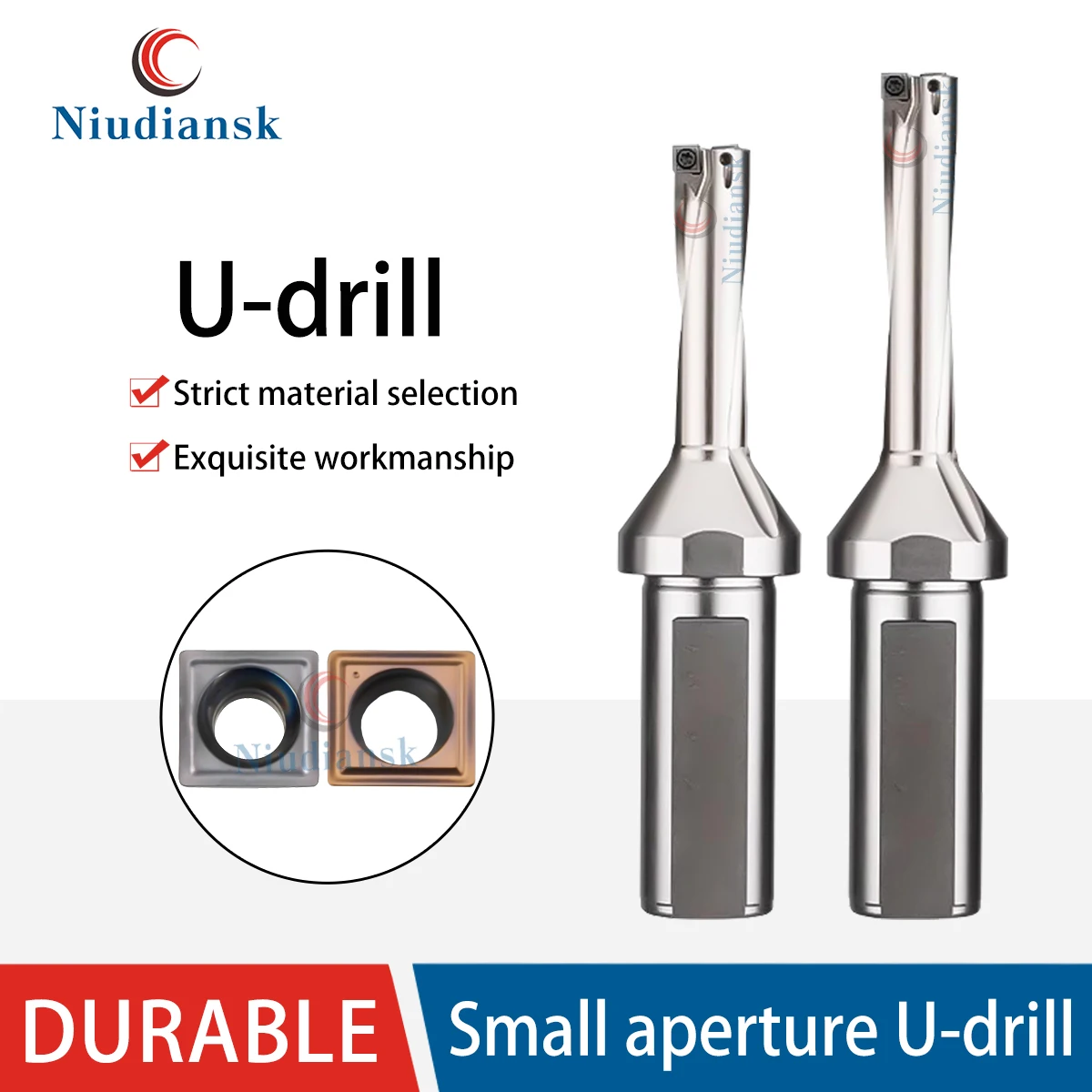 

C20-2D8-SO03 Small Aperture U drill Rod Violent Drilling U rotary Drill Bit SOMT04 U-Drill CNC Machining Center Carbide Inserts