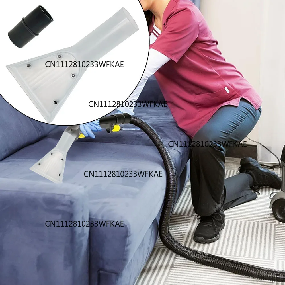 2pcsSprayer Vacuum Extractor Nozzle Head Nozzle Upholstery Vacuum 32-35mm Carpet Sofa Machine Absorbent Transparent Scraper Head