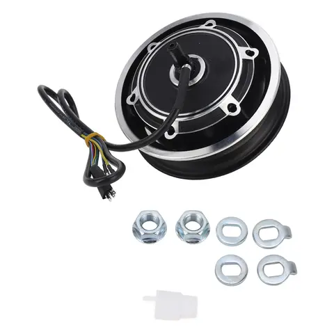 Electric Scooter Hub Motor 48V 1000W Electric Bike Brushless Disc Brake Hub Motor 6.5Inch Diameter Hub