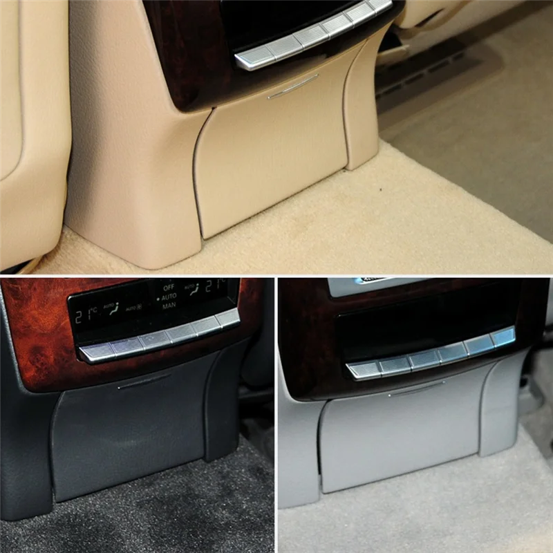 

Rear Console Cigar Lighter Electrical Power Socket Outlet Cover For Mercedes Benz S Class W221 2007-2013 Accessories Black-T48C