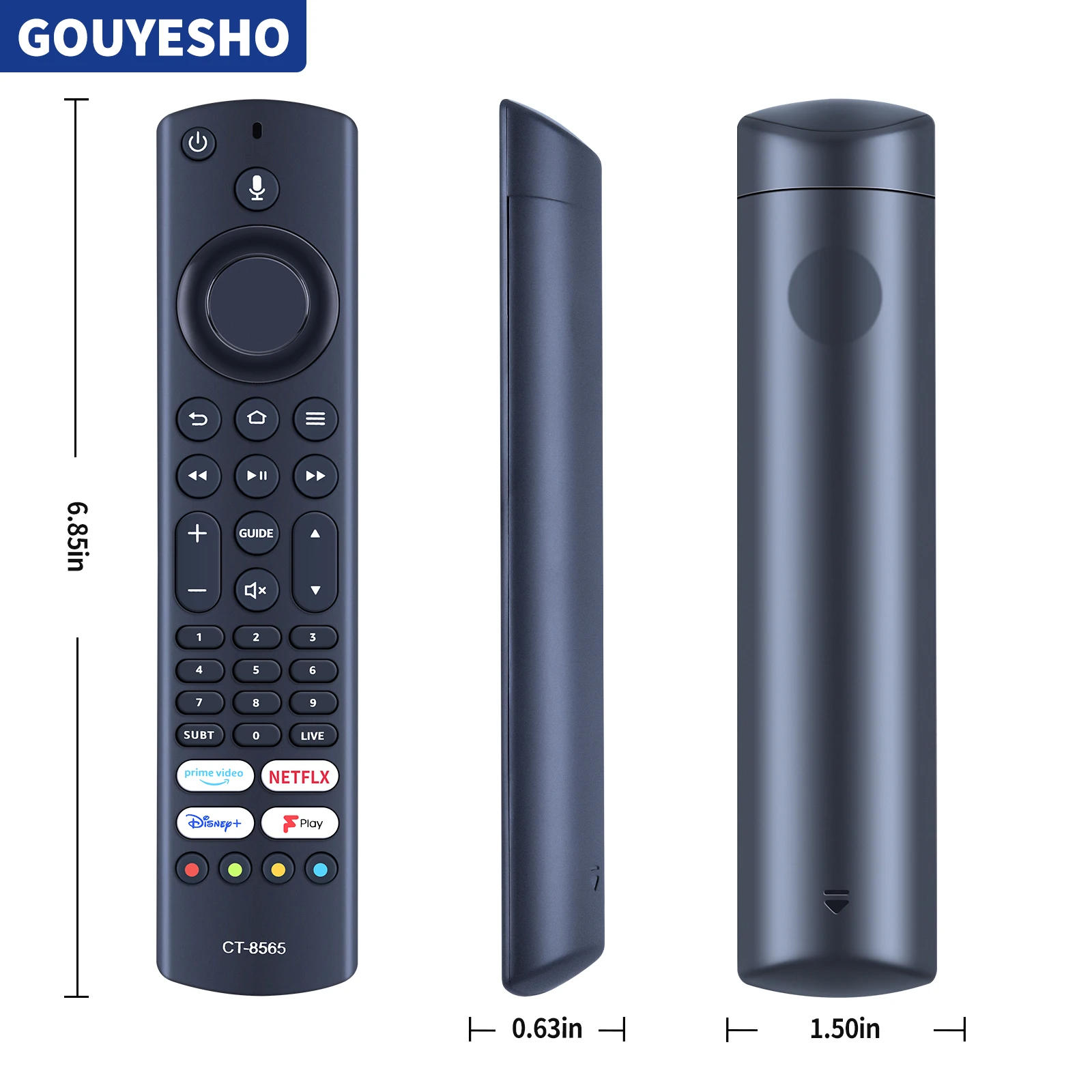 New Replaced Remote Control Fit For TOSHIBA JVC CT-8565 UF3D Ferguson F4320AFR and JVC RM-C3255 and Xiaomi tv f2 without voice