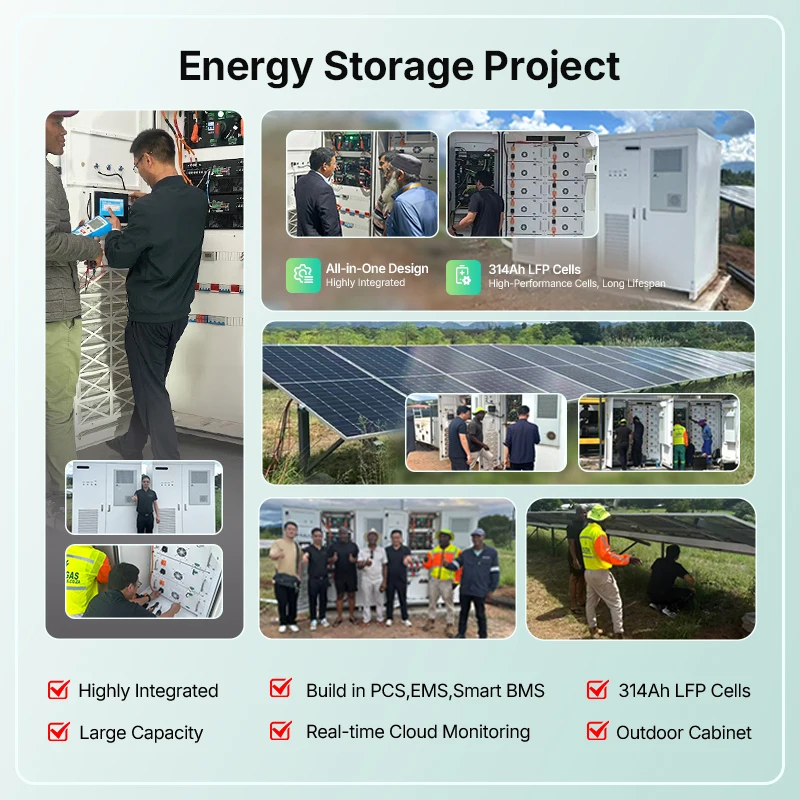64KWH 80KWH Solar Storage All in One Industrial ESS Energy Storage Cabinet