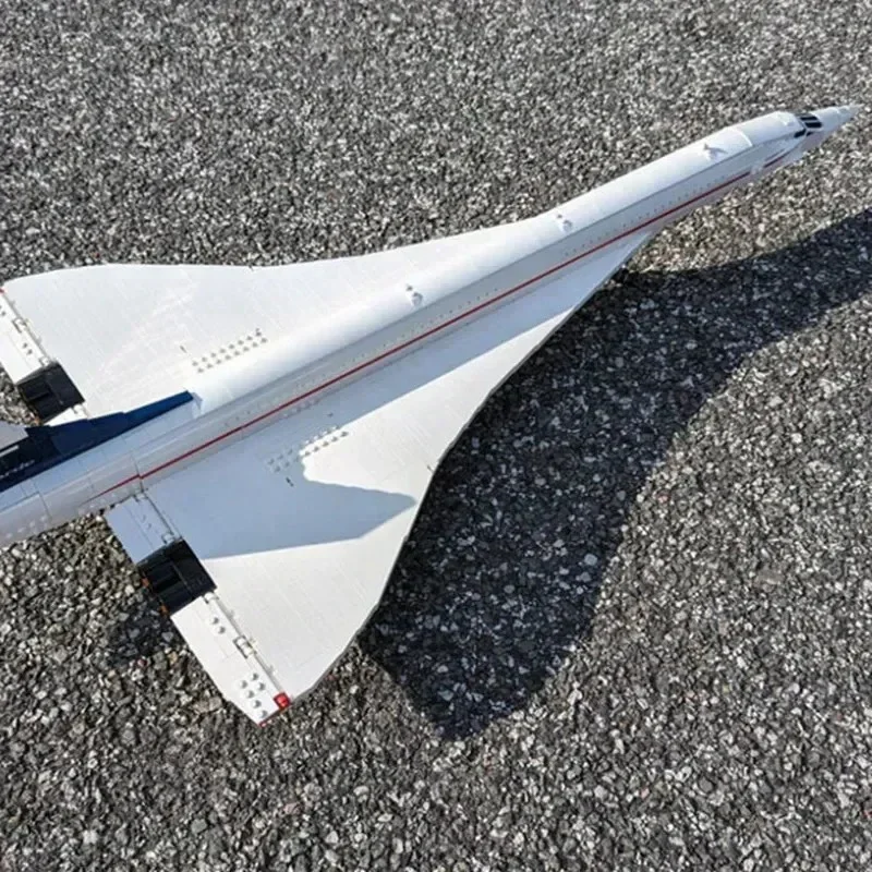 2083Pcs Concorde Airbus 10318 Building Blocks tecnico 105CM modello di aeroplano giocattoli educativi in mattoni per bambini regali di natale