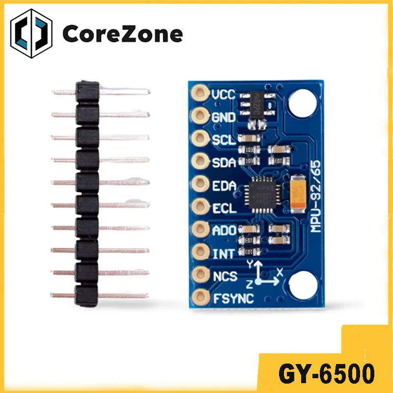 GY-6500 MPU-6500 6DOF Six-axis Accelerometer 6-axis Attitude Gyro Sensor Module SPI Interface MPU6500