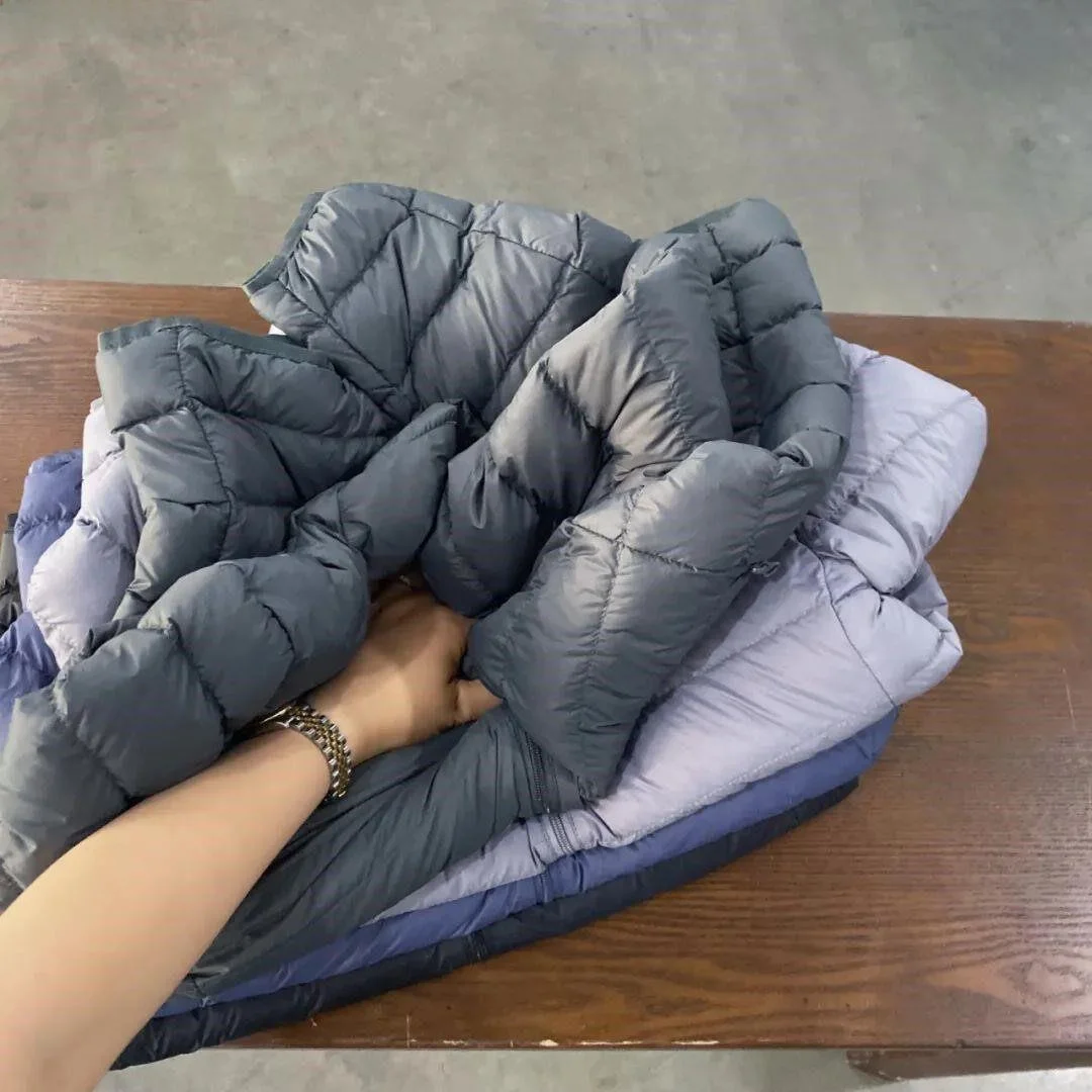 

Легкий теплый хлопковый джет 2026, мужское осенне-зимнее новое легкое пуховое хлопковое пальто с воротником-стойкой, верхняя одежда