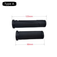 1 Pair Type A / B Rubber Handle Grips for KUGOO KIRIN KuKirin G3 G4 Electric Scooter Handlebar Grips Replace Parts