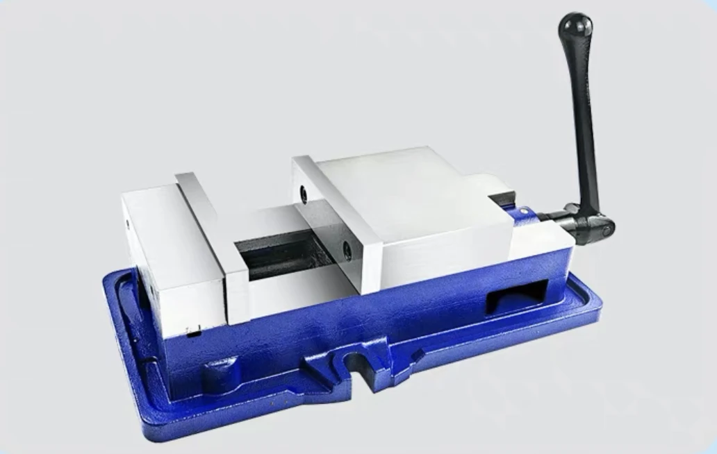 Picture 3: 5-inch bench vise, high clamping force, Model 125 jaws, manual machine tool, mechanical parallel vise