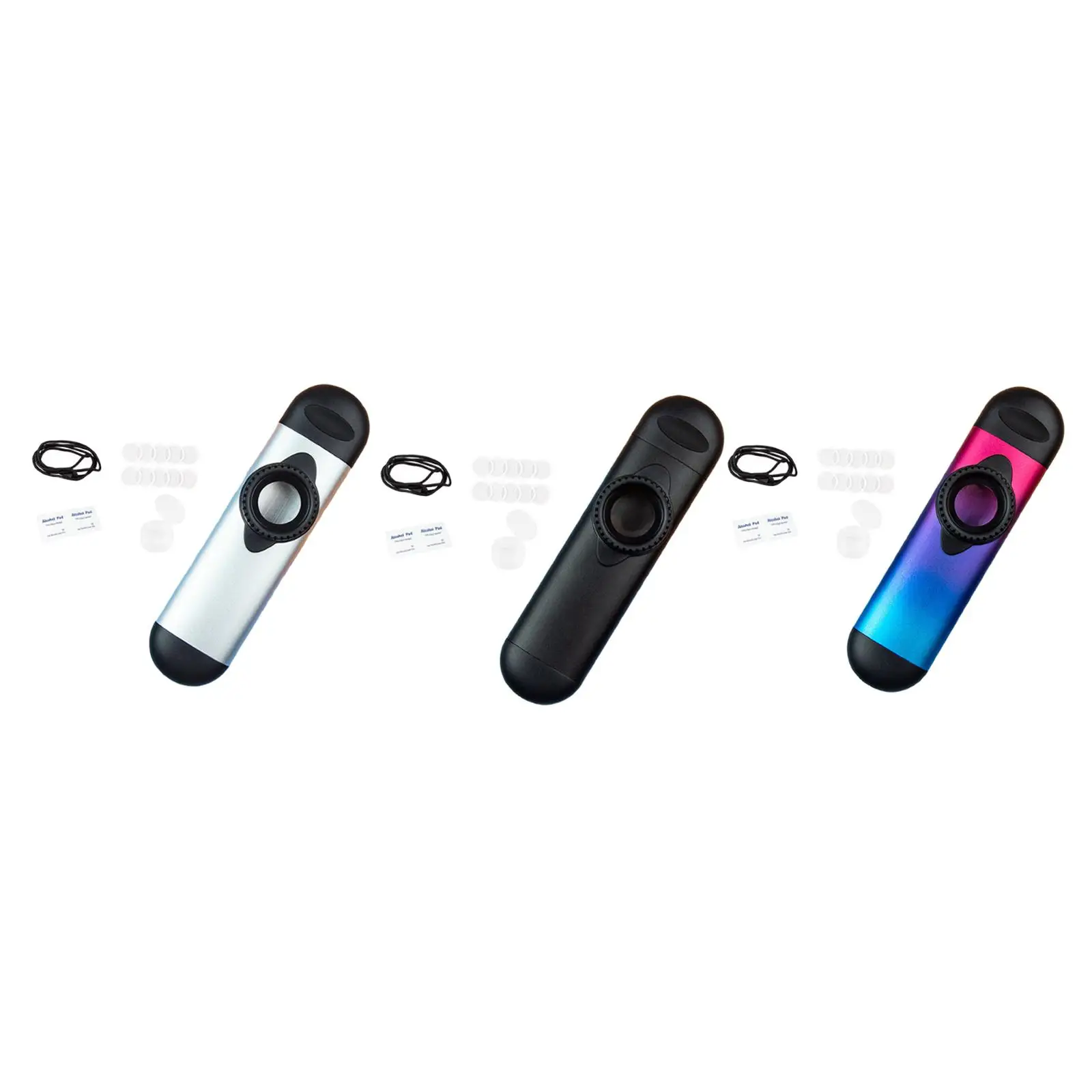 Wind Instrument Music Toy Kazoo Flute with Rotating Diaphragm Cap for Musical Accompaniment Gift