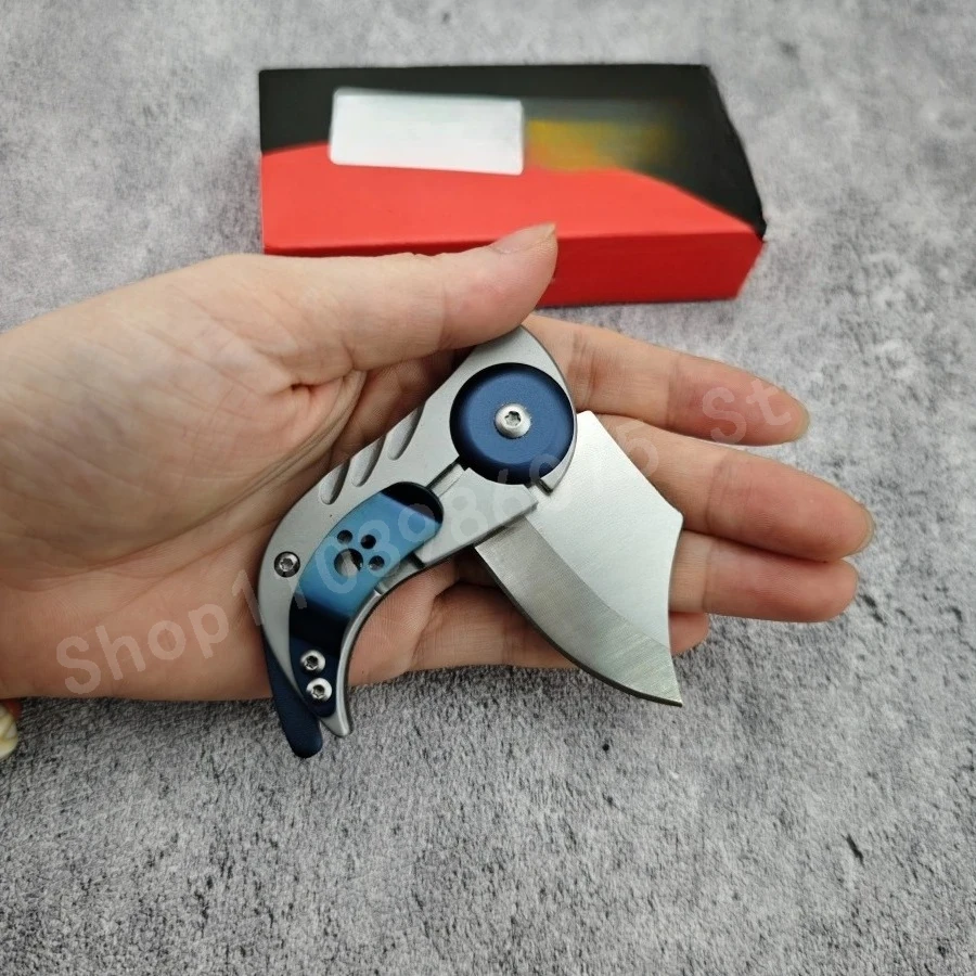 C256 سوبر كول سكين للفرد صغير 440C شفرة مقبض ألمونيوم التخييم في الهواء الطلق التكتيكية الطوارئ الدفاع عن النفس سكين الرجال الهدايا