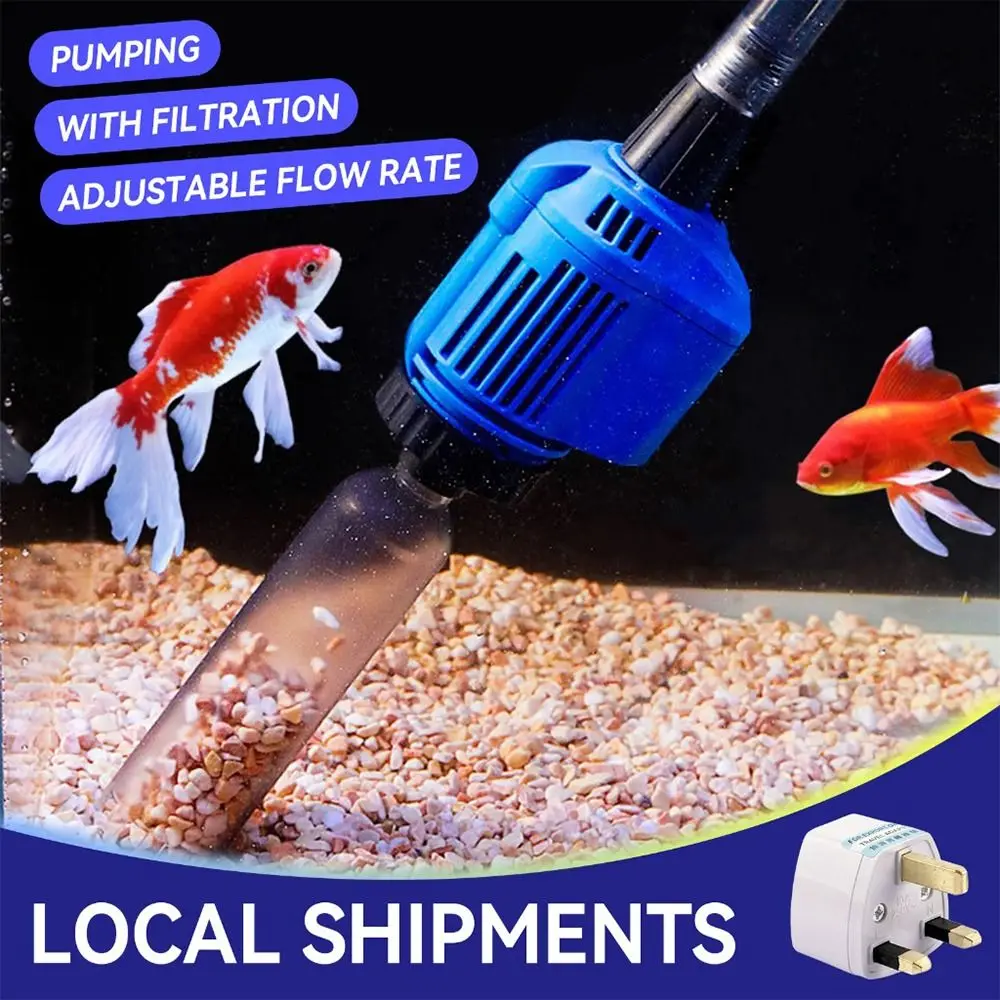 

Strong Suction Electric Aquarium Cleaner Multi-Function 16/20W Automatic Fish Tank Cleaner Sand Washer Gravel Extractor