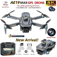 Nuevo AE19 Drone 8K HD 5,6 ""control remoto modo sin cabeza helicóptero 360 °   Flip Quadcopter Toys Mini Drone Fors Regalos de juguetes para niños