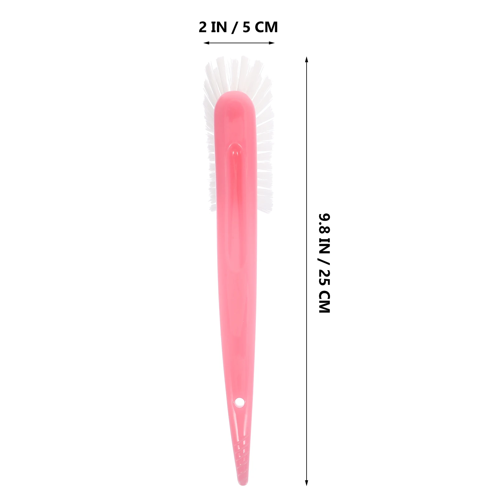 

2pcs Pink Cups Baby Bottle Cleaning Brush for Narrow Neck with Nylon Bristles Handy Handle Infant Feeder Bottle Washer Tool