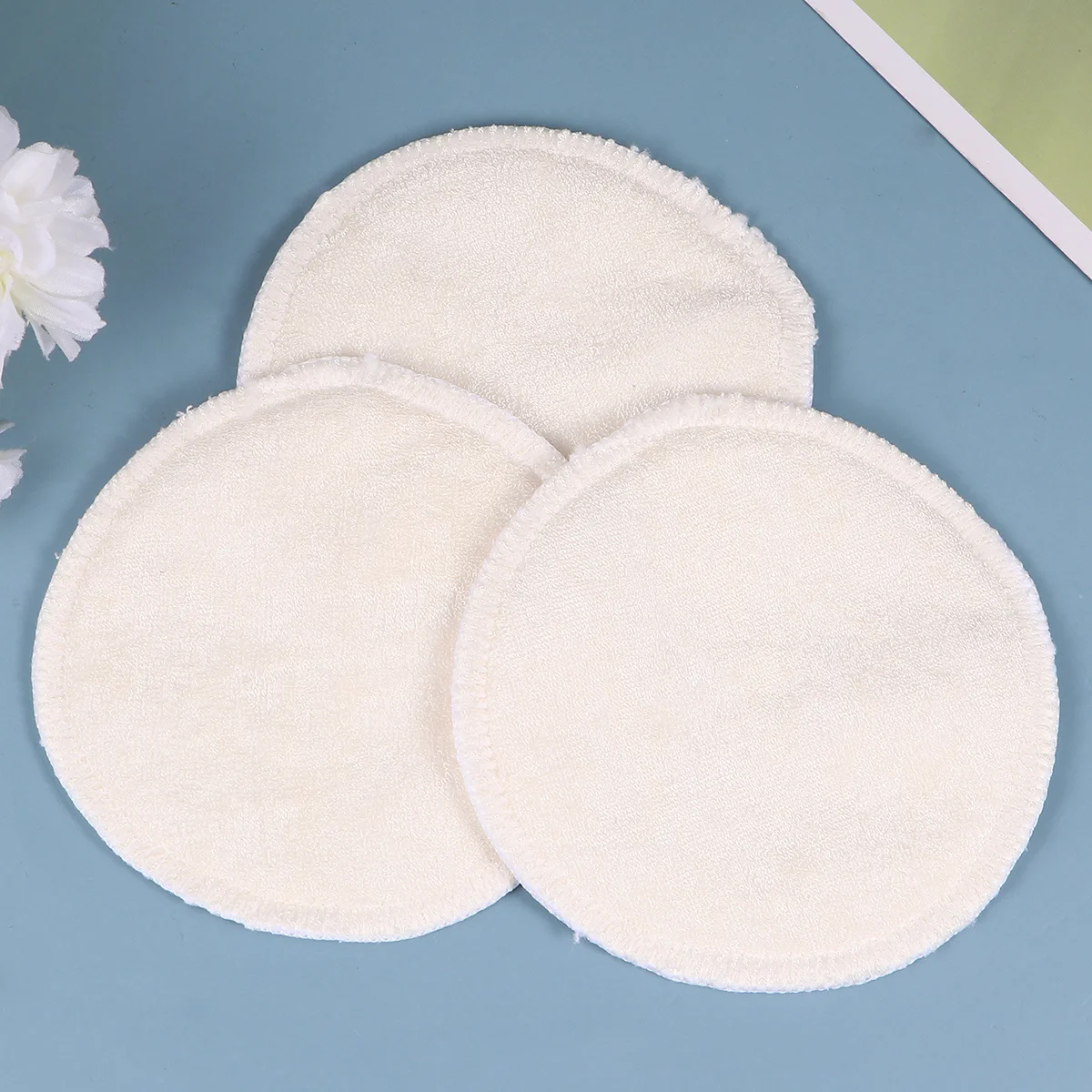 6 قطعة نسيج الخيزران المضادة لثر اللبن منصات التمريض مانعة للتسرب قابل للغسل فائقة الامتصاص الصدرية إدراج للأمهات المرضعات #2