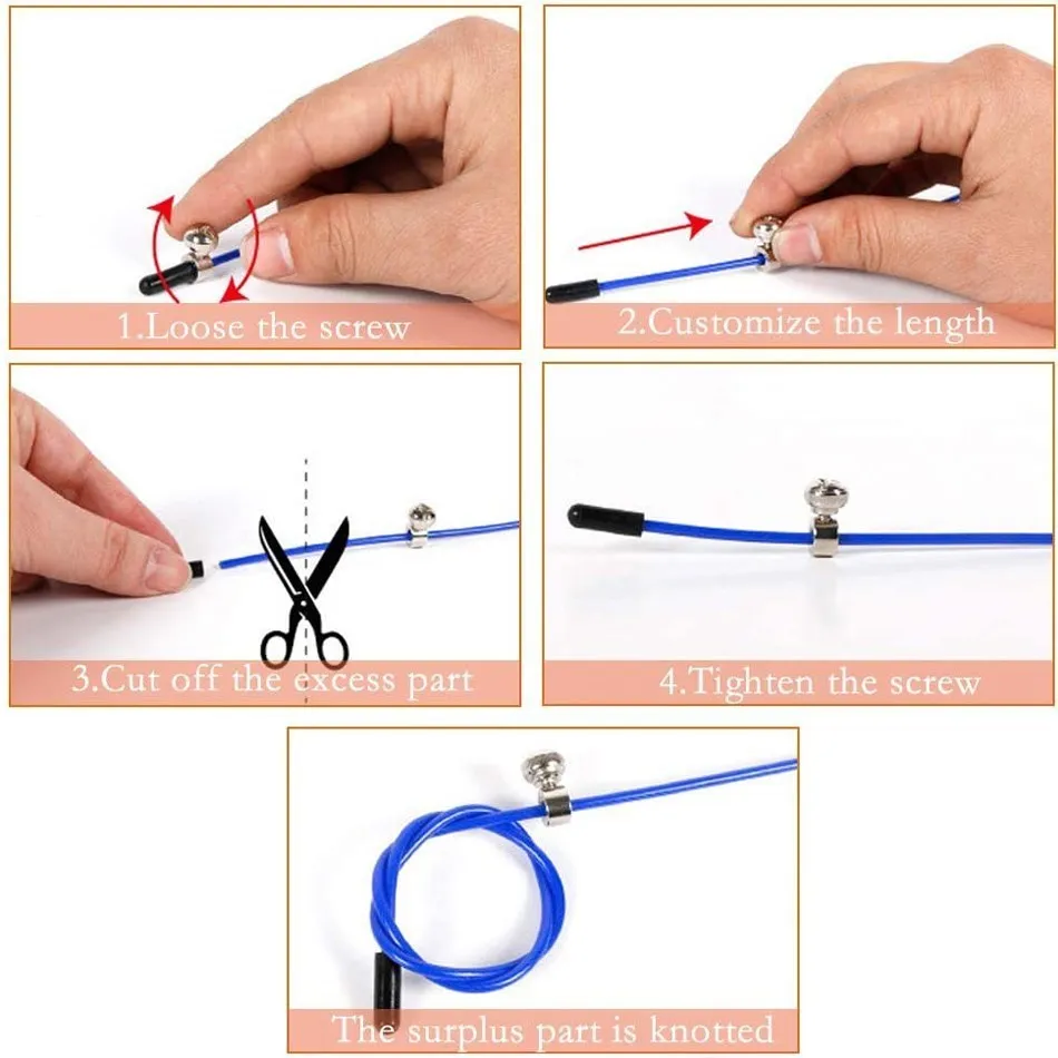 WorthWhile Crossfit Jump Rope Professional Speed Bearing Skipping Fitness Workout Training Equipement MMA Boxing Home Exercise 