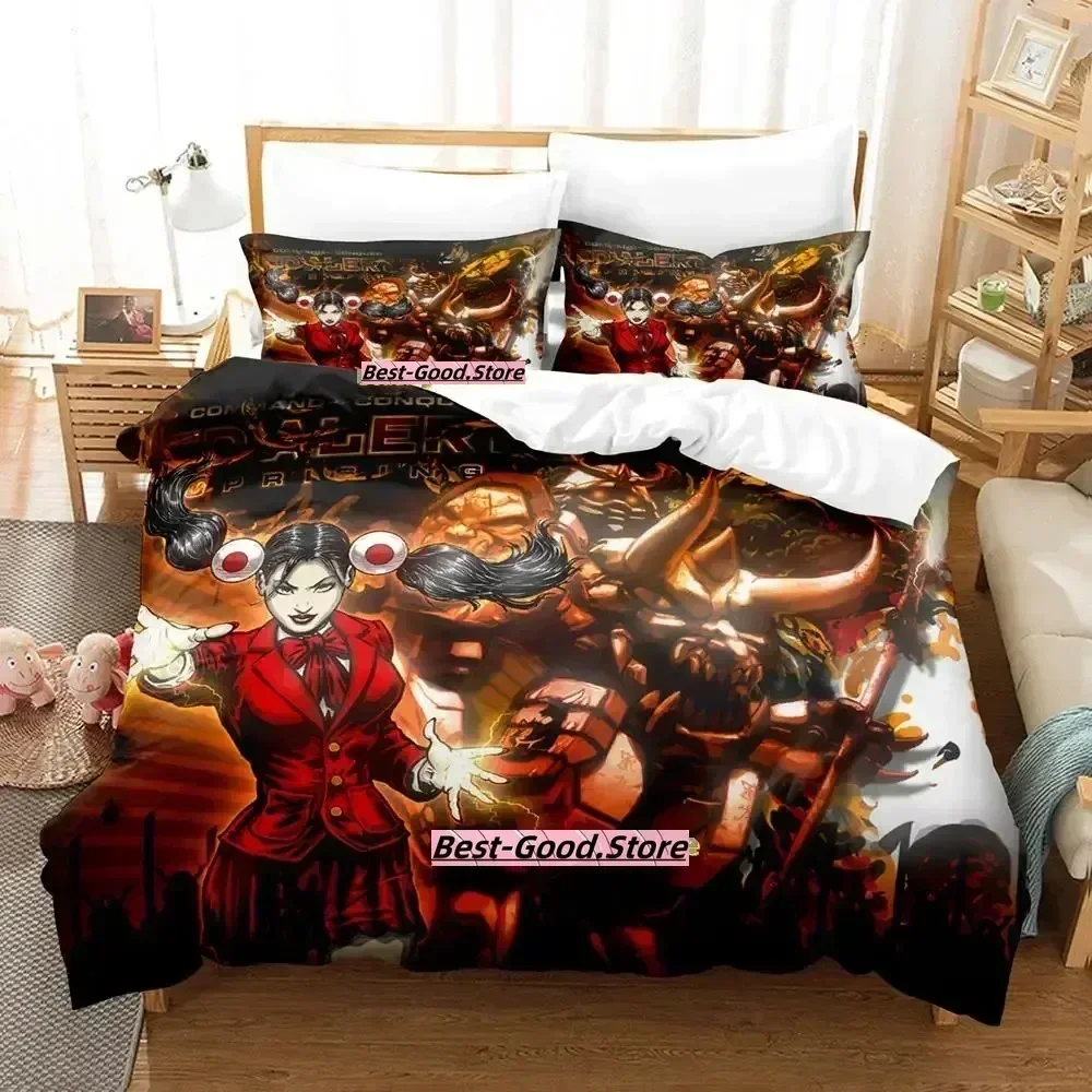 

2023 Command And Conquer 3 Bedding Set Single Twin Full Queen King Size Bed Set Adult Kid Bedroom Duvetcover Sets