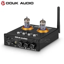 Douk Audio P2 HiFi tubo a vuoto preamplificatore Bluetooth 5.0 ricevitore amplificatore per cuffie Stereo lettore musicale USB