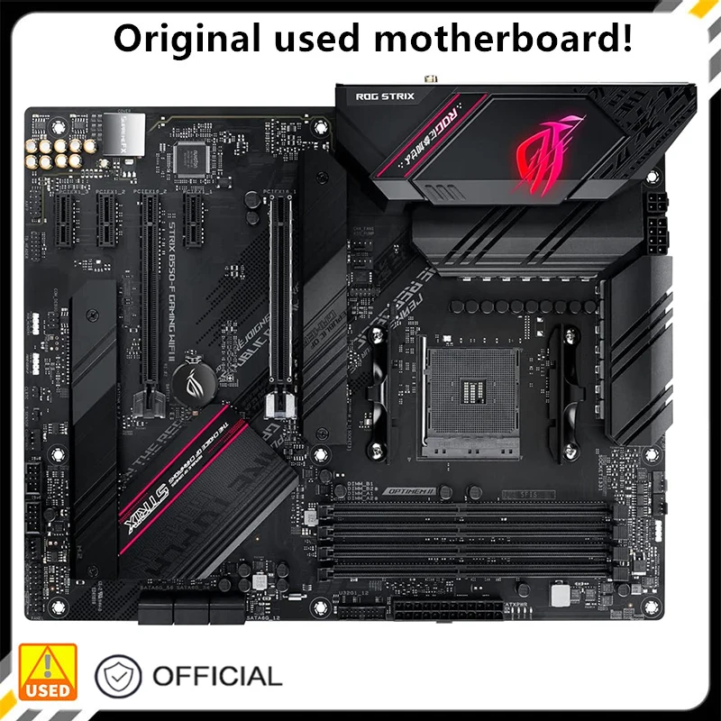 Used For ROG STRIX B550-F GAMING WiFi II Motherboards Socket AM4 DDR4 128GB For AMD B550 Desktop Mainboard M,2 NVME USB3.0