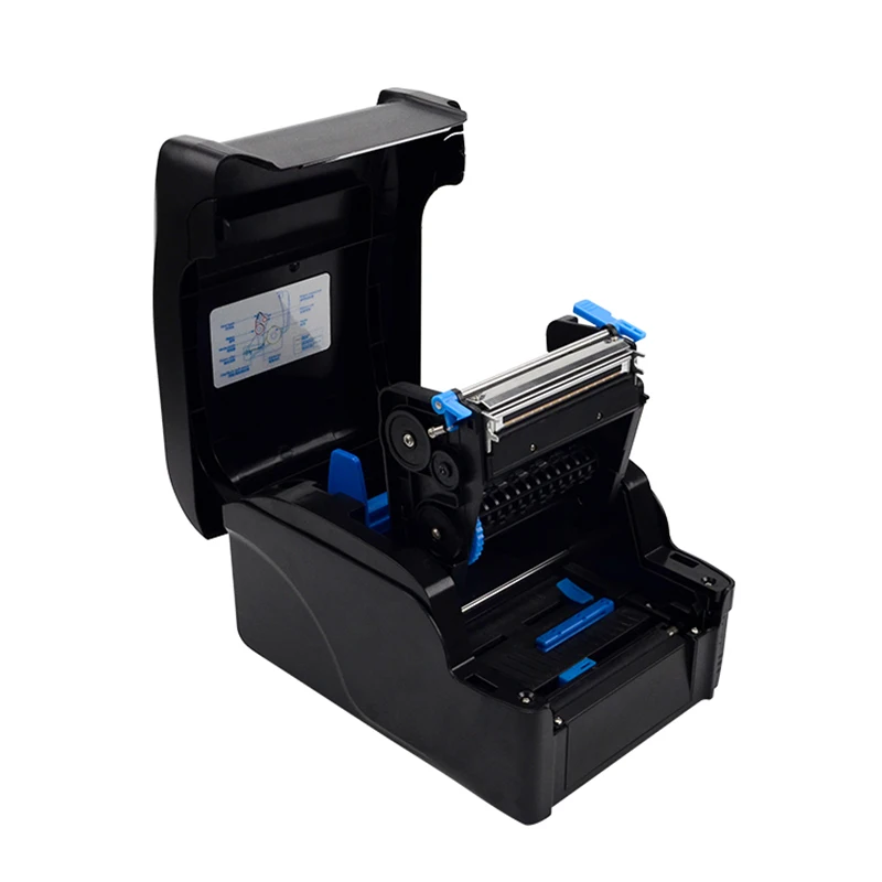 GP-1524T 4 Inch Thermal Transfer Barcode Label Printer with Ribbon for Shipping Stickers