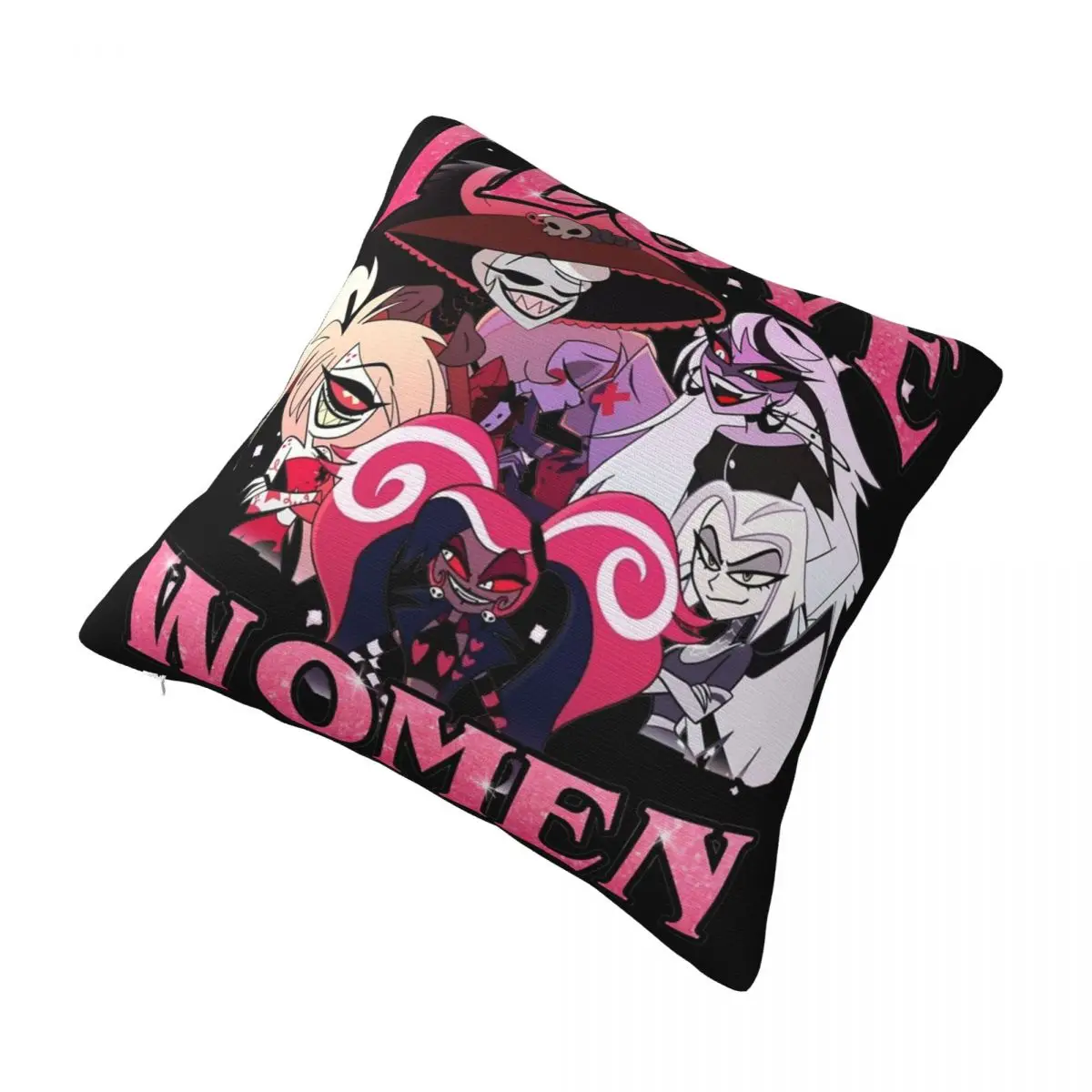 Hazbin Hotels Bootleg Pillowcase Stuff Printing Cushion Cover Decorations I Love Women Throw Pillow Case Cover Bed Multi-Size