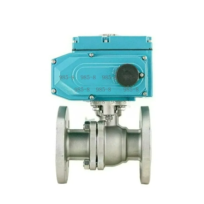 Cast Steel Stainless Steel Electric Shut-off Valve, Explosion-proof Flange Ball Control Valve
