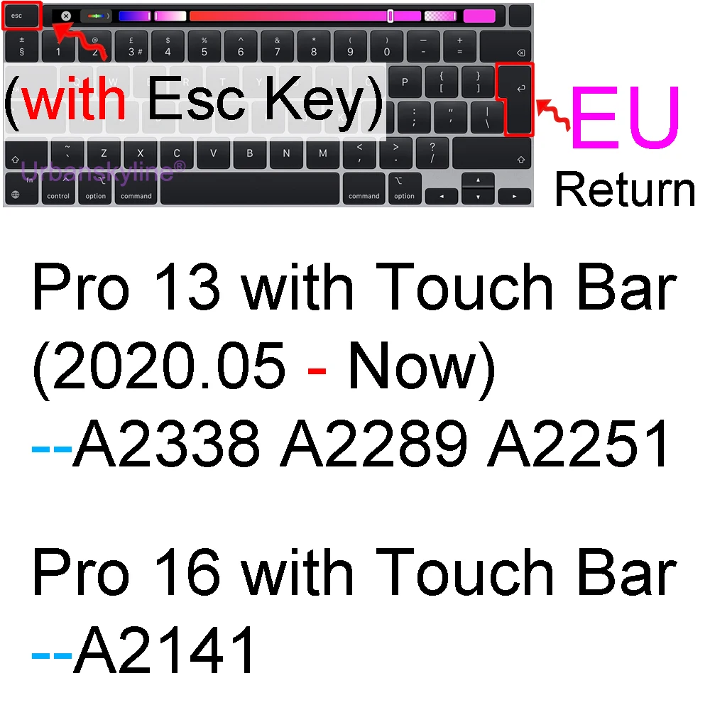 Tastatur Abdeckung für Macbook Air 13 M1 11 Pro 13 14 Max 16 Touch Bar ID 15 17 12 Retina silikon Protector Haut Fall A2337 A2442