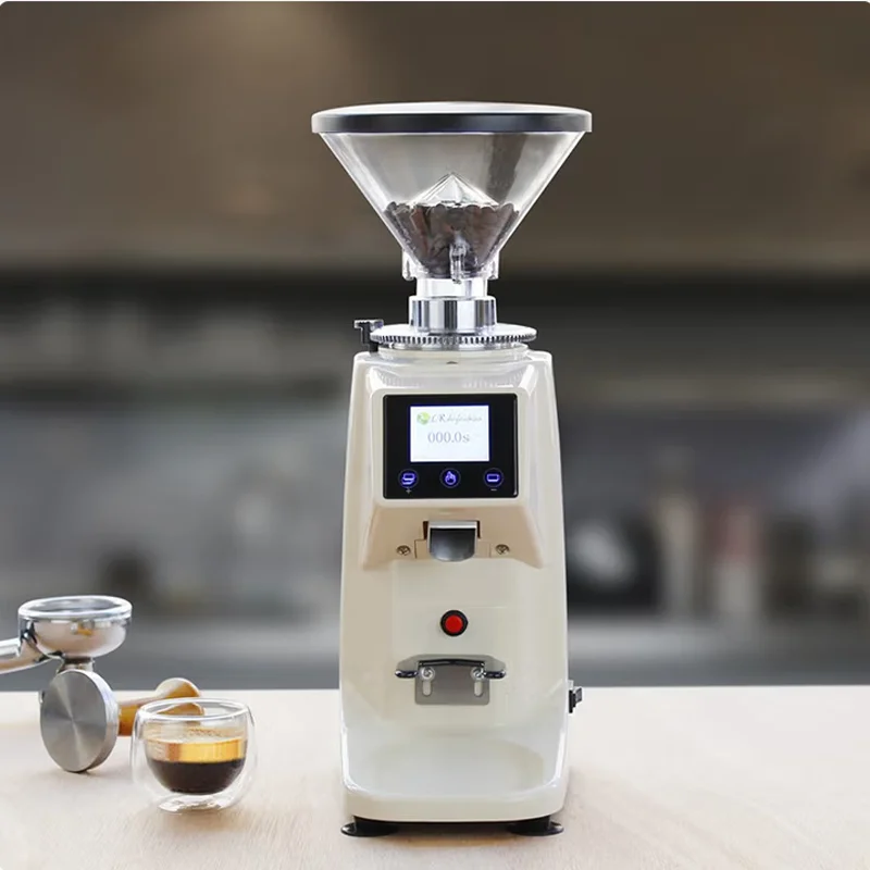 Coffee Grinder Electric for Espresso with Precision Electronic Timer Touchscreen Adjustable Coffee Bean Grinder